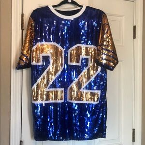 Royal Sequin 22 Jersey Dress
